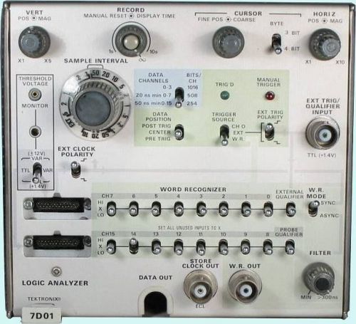 Tektronix 7d01 logic analyzer as-is for sale