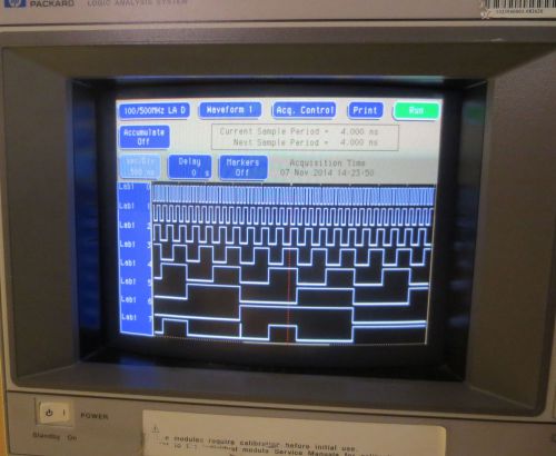 HP/Agilent 16500B Logic Analyzer CRT