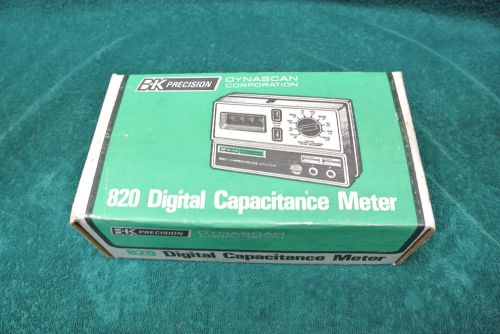 B&amp;K Precision Model 820  Digital Capacitance Meter Unused Made In USA !