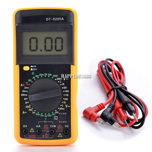 Hotsale Digital Multimeter Volt Meter Ammeter Ohmmeter OHM Tester+ Battery HD23L