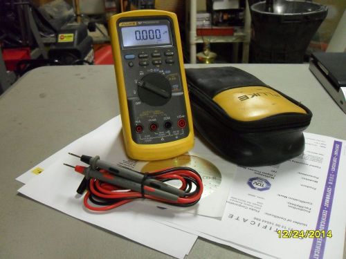 Fluke 787 Processmeter w/ New Fluke TL71 Lead set &amp; Fluke bag- Tested &amp; Accurate