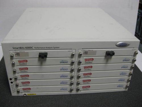 Spirent Smartbits SMB-6000C Qty2 LAN-3201A 12 Slot Performance Analysis System