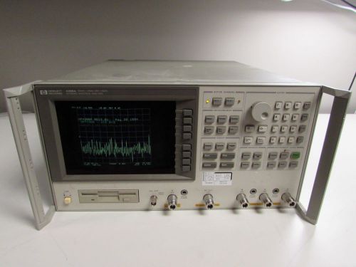 Agilent/Keysight 4396A network/spectrum/Impedence Analyzer, 100khz to 1.8ghz/2hz