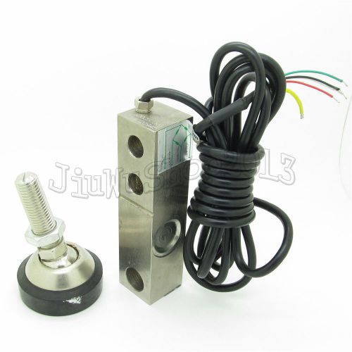 1x Shear Beam Pressure Weighing Sensor Metal Load Cell Sensor 500kg/1102lb