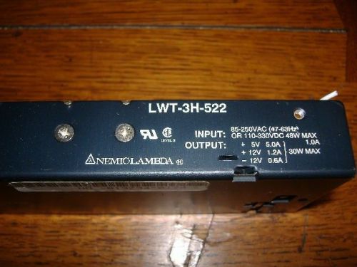 Pair of nemic lambda lwt-3h-522 30 watt switching power supply for sale