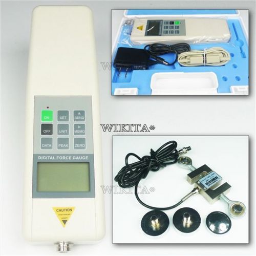 Brand new push gauge tester pull 5000n external sensor force meter 5kn digital for sale