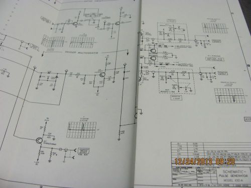 DATAPULSE MANUAL 100A: Pulse Generator - Operation&amp;Maintenance schems #20051