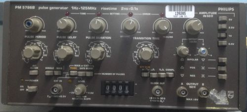 Philips PM5786B Pulse Generator 1Hz-125MHz