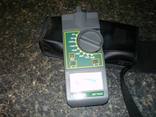 EXTECH 407703A, Sound Level Meter