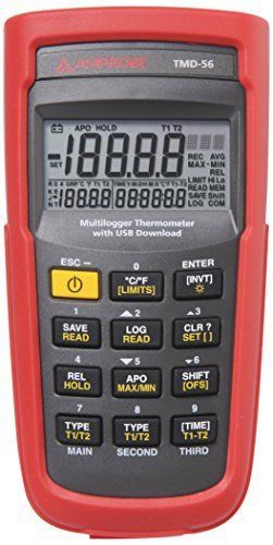 Amprobe TMD-56 Multi-Logging Digital Thermometer  0.05% Basic Accuracy