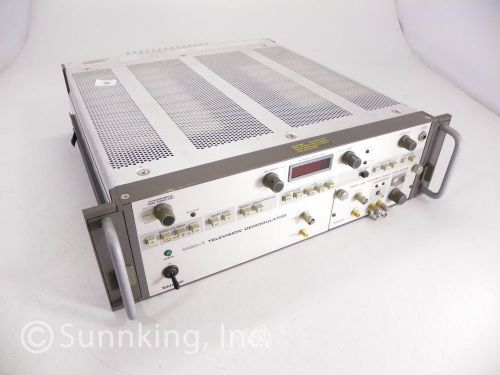 Tektronix model 1450-1 television demodulator w/ tdc2 tunable down converter for sale