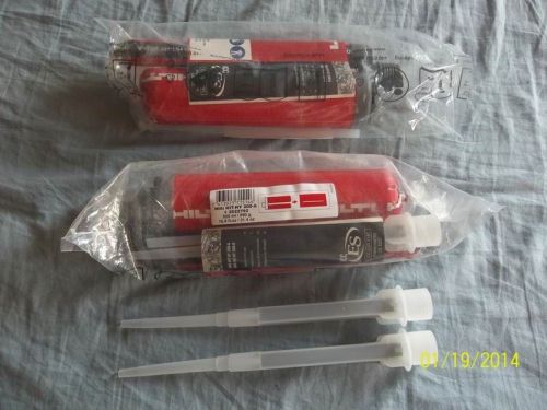 2 x Brand New Hilti HIT HY 200  16.9 fl. oz./31.4 oz. + 2 x mixing pipe for free