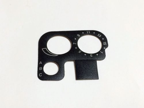 Motorola Escutcheon HT1000 16 Channel Top Label Model 1305872U01