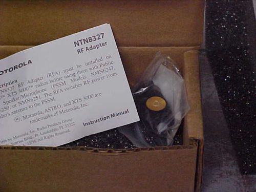 NEW motorola ntn8327b rf adapter xts3000 xts5000 public safety mic adapter k11