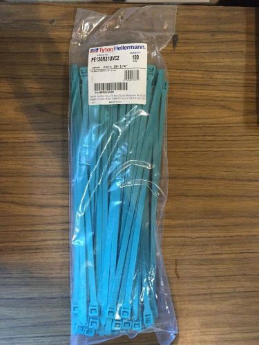 100 Pack 16 1/4 inch 16.25 Zip Tie green Nylon