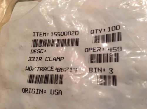 OETIKER 331-R 1&#034; CLAMPS BAG OF 100