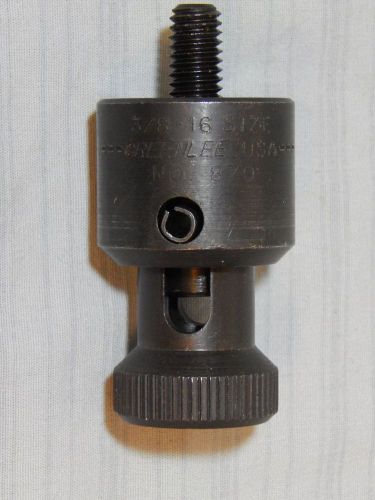 New Greenlee Masonry Screw Anchor Expander 3/8&#034;-16 No 870