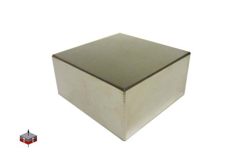 1 pc of n42 neodymium (rare earth) block magnet 2&#034; x 2&#034; x 1&#034; for sale