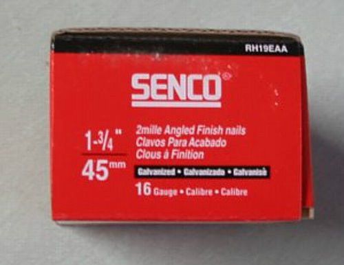 Senco 16g Angled Finish Nails 1-3/4&#034; RH19EAA also fits De Walt Paslode Hitachi