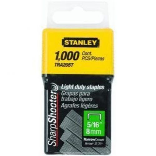 Stanley tra205t 1 000 units 5/16-inch light duty staples for sale