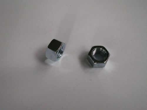 Reverse thread 1/2-13 hex finish nuts - zinc plated,you get two for sale