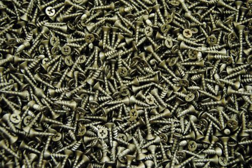 (3000) Phillips Flat Head 6 x 5/8 Wood Particle Board Screw Plain #6 Unplated