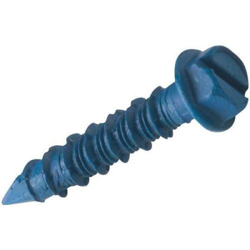 Itw brands 24115 tapcon hex head concrete anchor-8pc 1/4x1-1/4 hh tapcon for sale