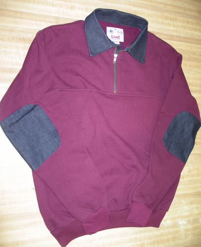 GAME 810 Job Shirt,  3XL,  Maroon, W/Denim, BRAND NEW!