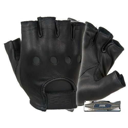 Damascus D22S Premium Leather Driving Gloves 1/2 Finger Medium 736404423212