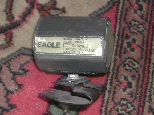 Kustom Signal &#034;Eagle&#034; 33.4 - 36GHz Ka-Band Radar Head / Antenna w/ Bracket