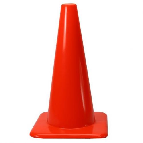 1850 - 18&#034; Orange Safety Traffic Cones 15 Cones Per Pkg, Wide Body