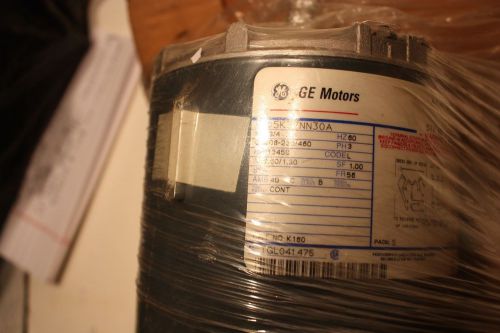 Motor GE 3/4 hp 3450 rpm 3 phase Model 5K37NN30A 56 Frame