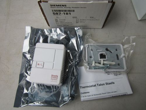 Siemens / Staefa 587-181 Analog Predator Series Room Sensor - White NEW