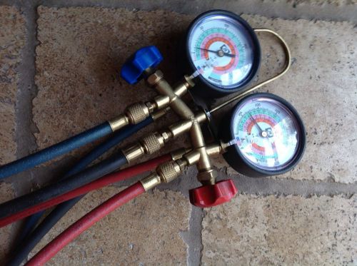 JB Industries M2 Series Manifold Illuminating Gauges and Hose Set With Hoses USA