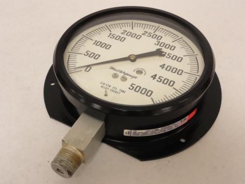 91978 Old-Stock, Marsh E4382 Mastergauge, 0-5000PSI, 6-1/2&#034; OD