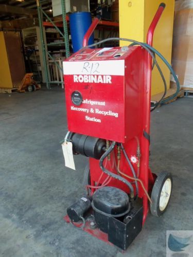 Robinair 17000 Series R12 Refrigerant Recovery System 28 hr NO TANK POWERED ON