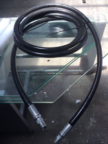 3/8&#034; 100R1 Single Wire Hydraulic Hose - ~13&#039; Piece w/ (2) 3/8&#034; NPTMale Fittings