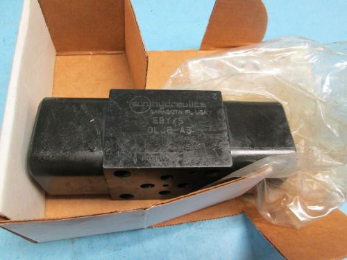 EBY/S-0LJ8-A3 Sun Hydraulics Hydraulic Cartridge Valve Block