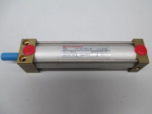 NEW NORGREN VTF 3/8 4IN STROKE 1-1/8IN BORE 150PSI PNEUMATIC CYLINDER D255954