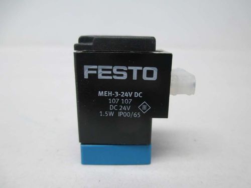 NEW FESTO MEH-3-24V DC COIL 24V-DC SOLENOID VALVE REPLACEMENT PART D376062