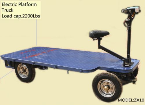 Electric platform truck/handling materials/fit to transform cargos with forklift for sale