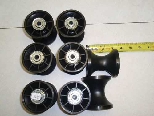 QTY 8 LANTECH ROLLER GUIDES