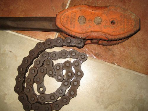 Vintage vulcan ct35 -- heavy duty chain (2to) 12in pipe for sale