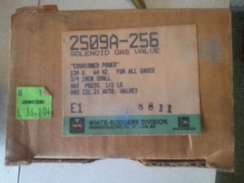 WHITE RODGERS * GAS VALVE 120V 1 AMPS 60HZ * 2509A-256