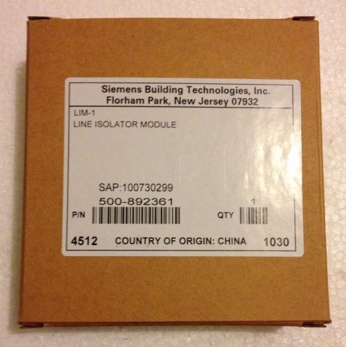 ***NEW*** Siemens LIM-1 Line Isolator Module