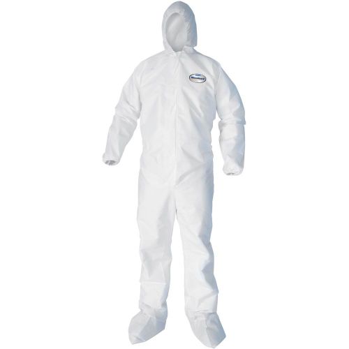 Kleenguard A40 Protection Coveralls - Medium - 1each - White (kim44332)