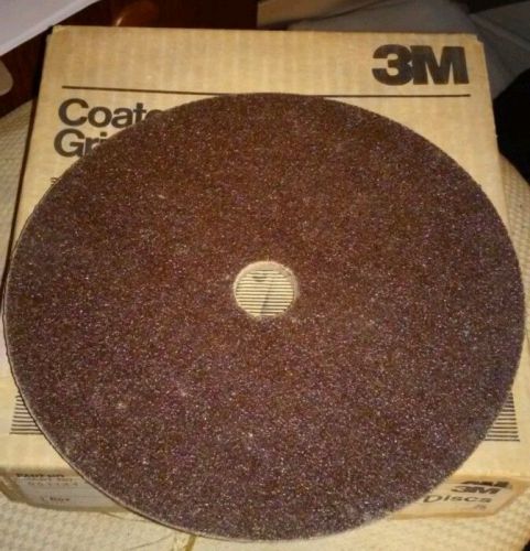 LOT OF 7 3M 60 GRIT 7&#034; X 7/8&#034; ALUNIMUM OXIDE GRINDING DISKS