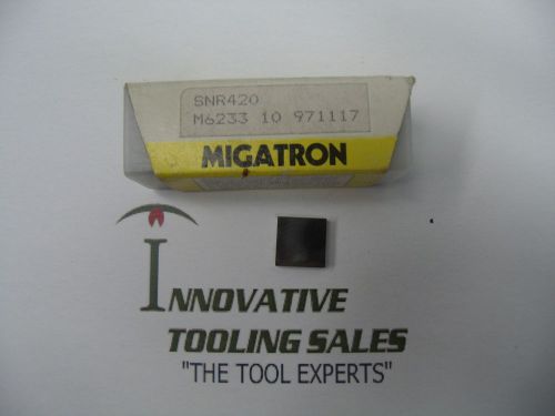 SNR 420 Carbide Insert Grade C2 Migatron Brand 2 pcs