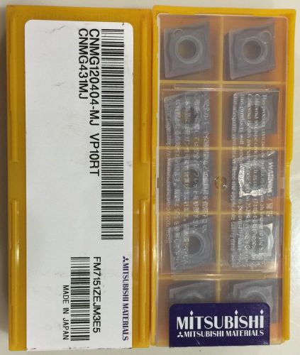 NEW SEALED MITSUBISHI CNMG120404 - MJ VP10RT   CNMG431MJ 10PCS