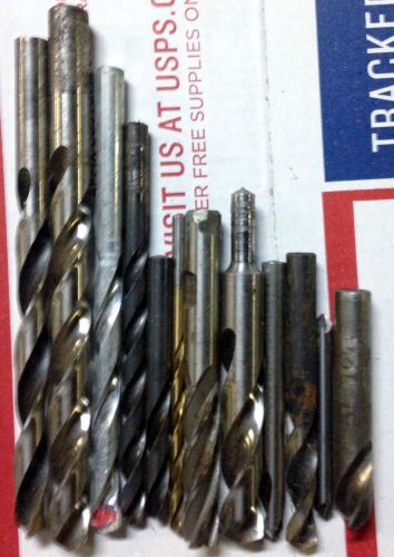 MIXED LOT OF  DRILL BITS FOR MASONRY LATHE METAL WORKING MISC SIZES